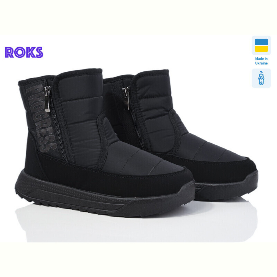 Дутики Roks Progress 3715 чорний