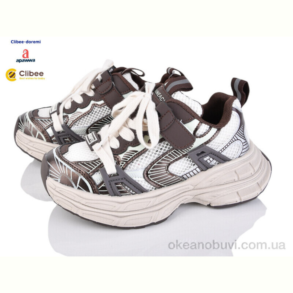 Кроссовки Clibee-Doremi A512 brown