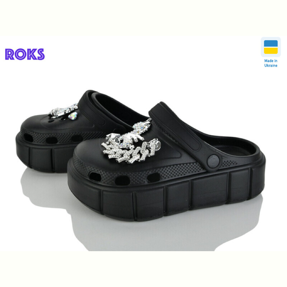 Кроксы Roks 152-914 чорний
