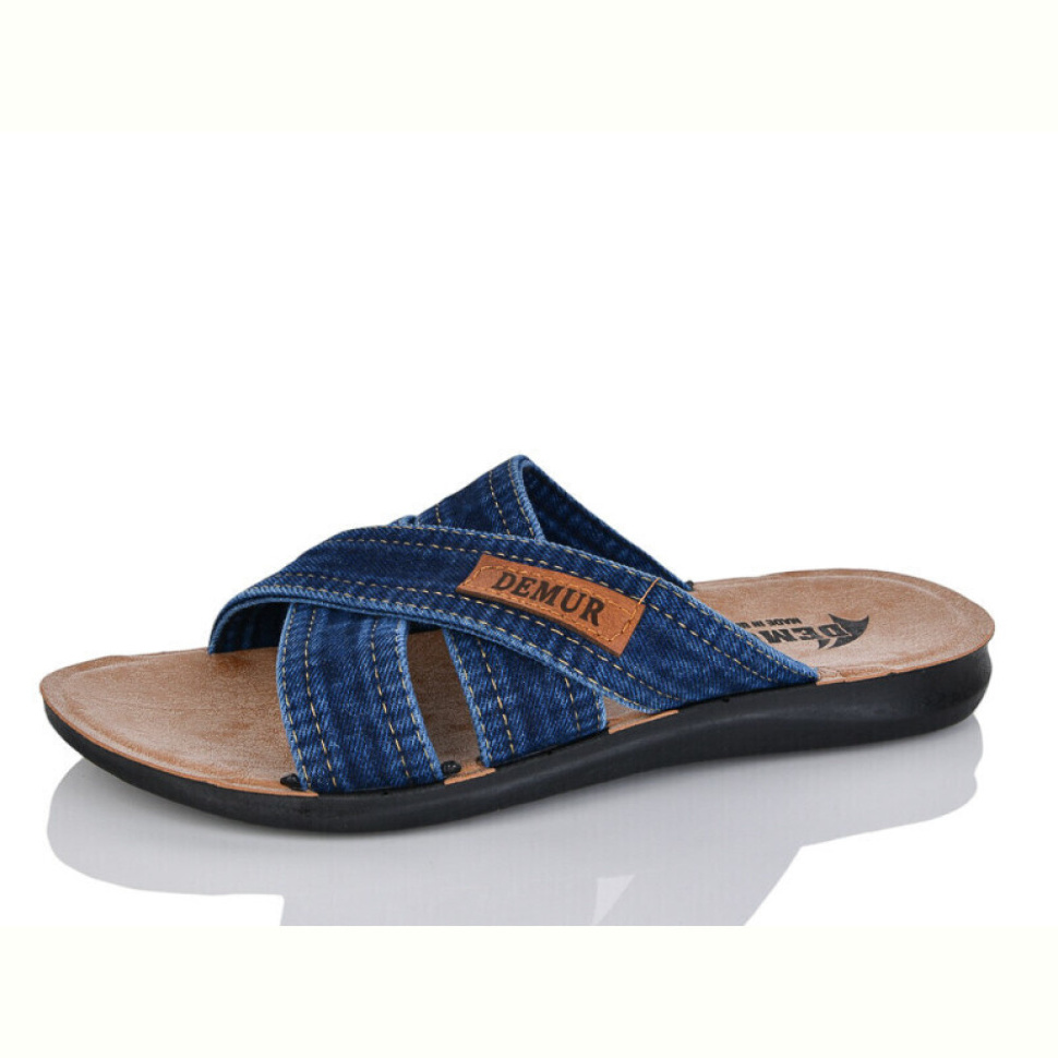 Шлепки DeMur Kot-3l blue