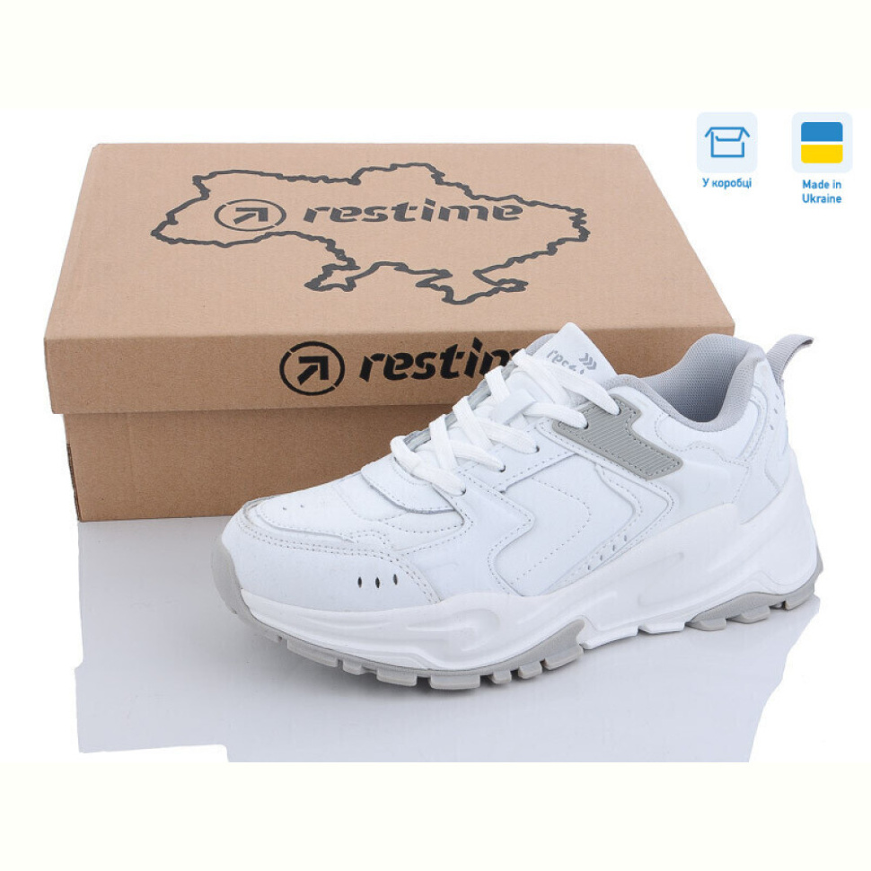 Кроссовки Restime YW023208 white Кроссовки Restime YW023208 white