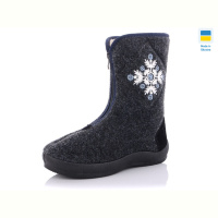 Бурки Крок Бурок сірий сніжинка R8