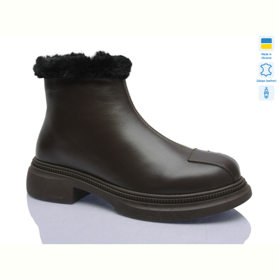 Ботинки Sali 616-2 корич.к. зима