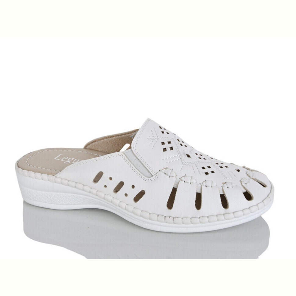Шлепки Leguzaza 501-5 white Шлепки Leguzaza 501-5 white
