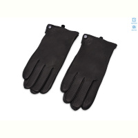 Перчатки RuBi X4-1 black шкіра олень вовна
