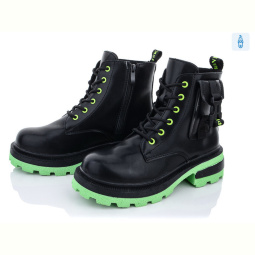Ботинки Violeta 197-36 black-green