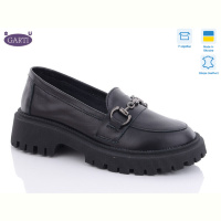 Туфли Garti 419 чорна шкіра