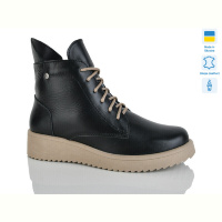 Ботинки Sali 25R чорний беж к. зима