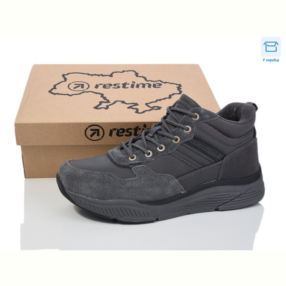 Кроссовки Restime RMZ24237 grey