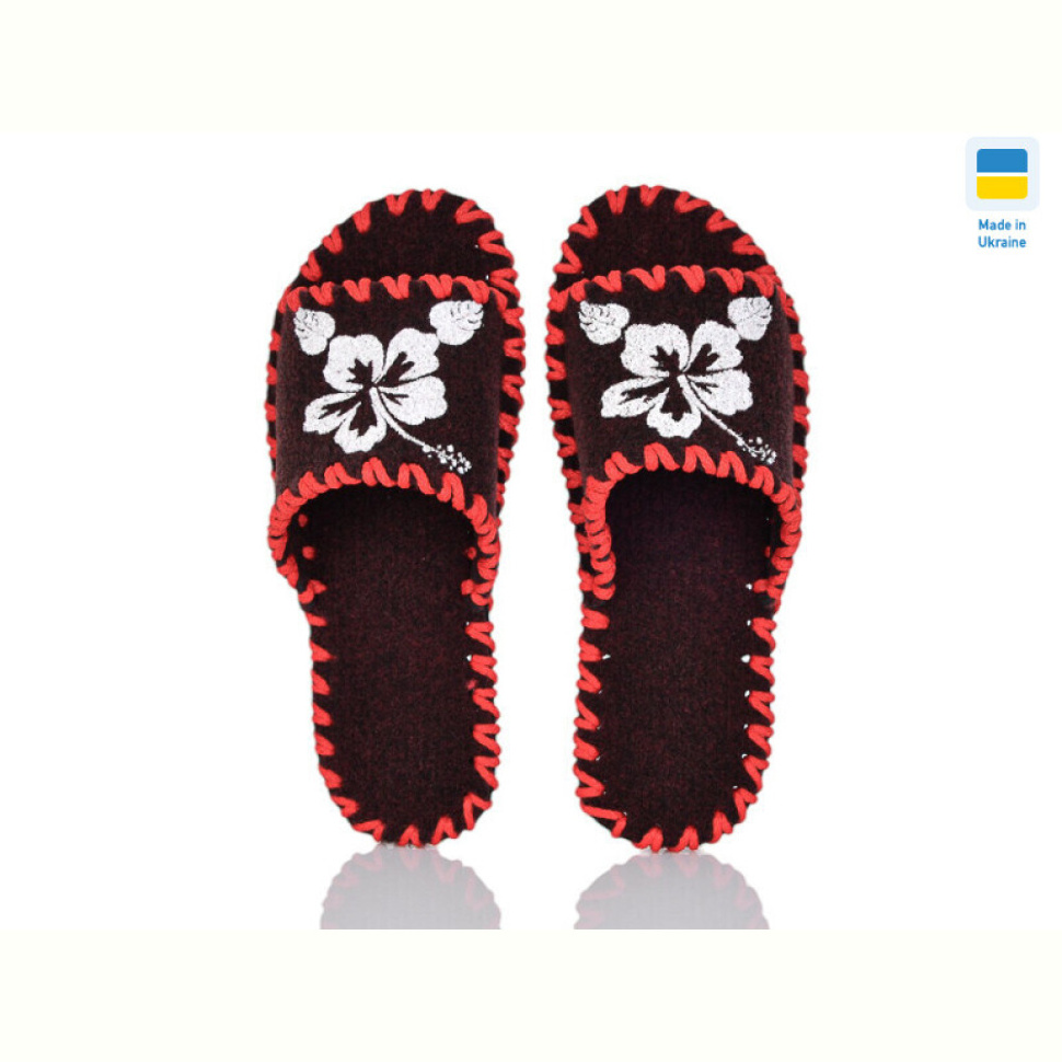 Тапки Active 242W бордо