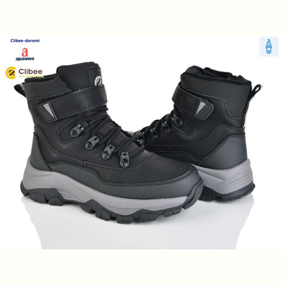 Ботинки Clibee-Doremi HC615 black-grey