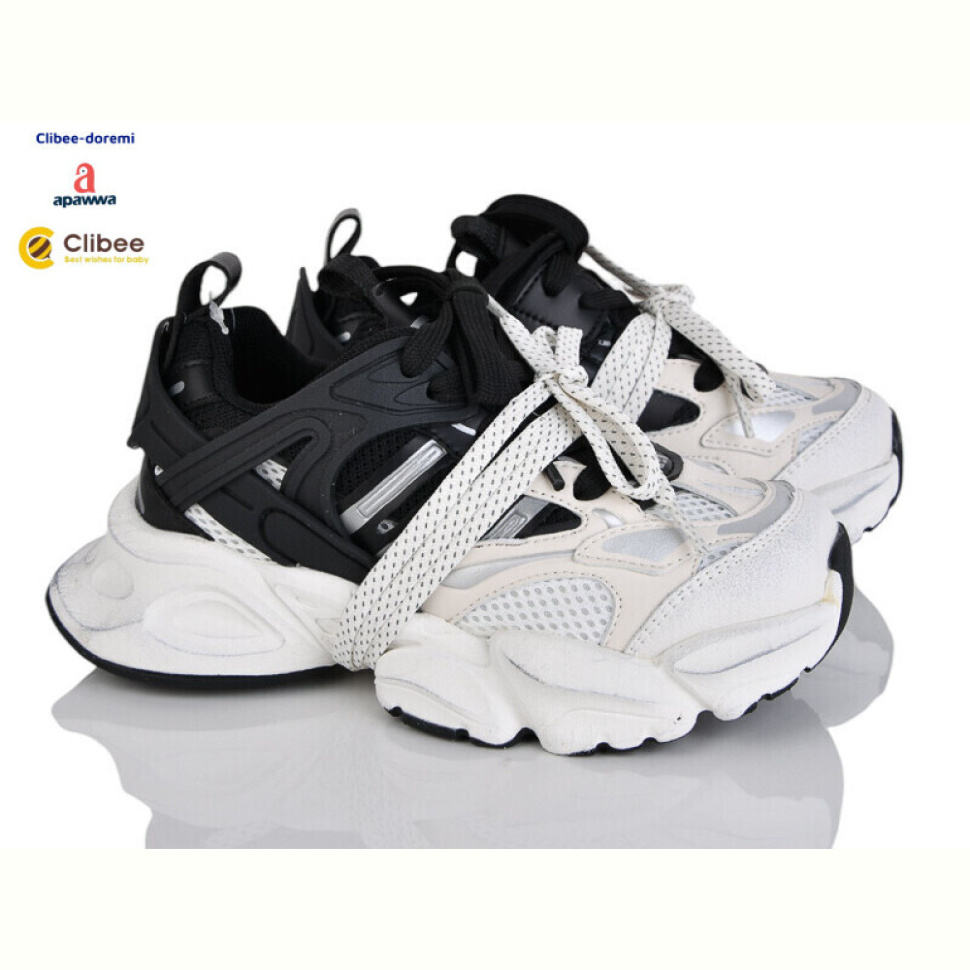 Кроссовки Clibee-Doremi BN250501 black-white