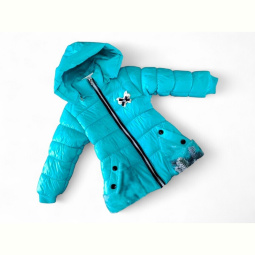 Куртка Kids-modnik 10-1 бірюзовий єврозима