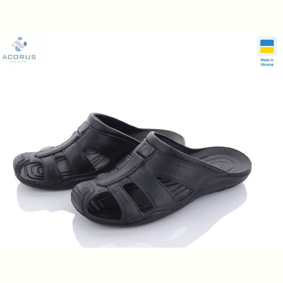 Шлепки Acorus C27 чорний