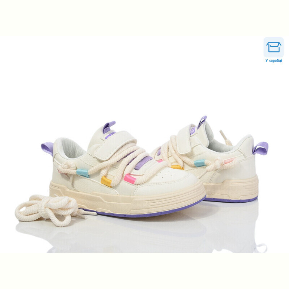 Кроссовки КалориЯ Y2315 beige-violet