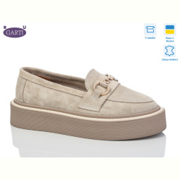 Туфли Garti 0419 беж замш