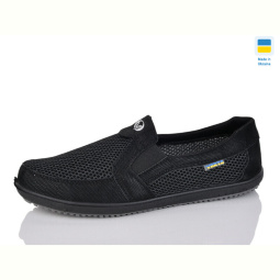 Слипоны M&amp;L Alex14 AT11 чорний