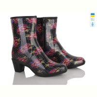 Резиновая обувь Makers Shoes 001-228 чорний