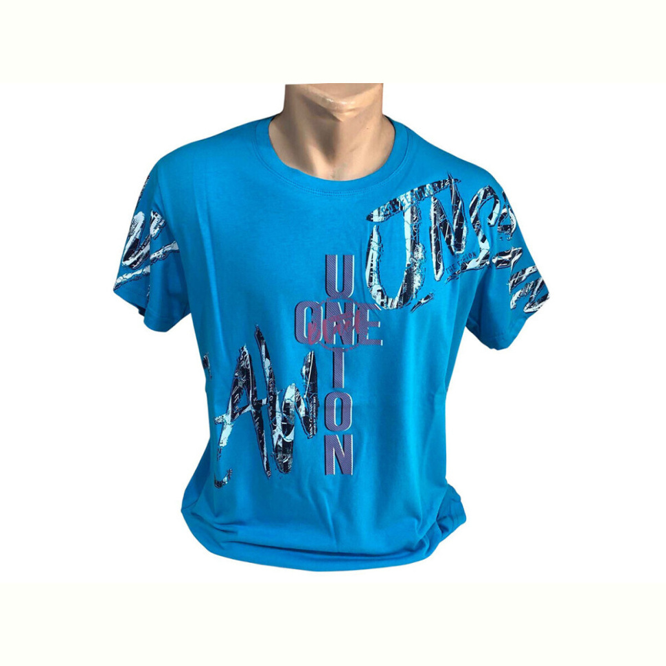 Футболка TurkishBrend 22003 блакитний Футболка TurkishBrend 22003 блакитний