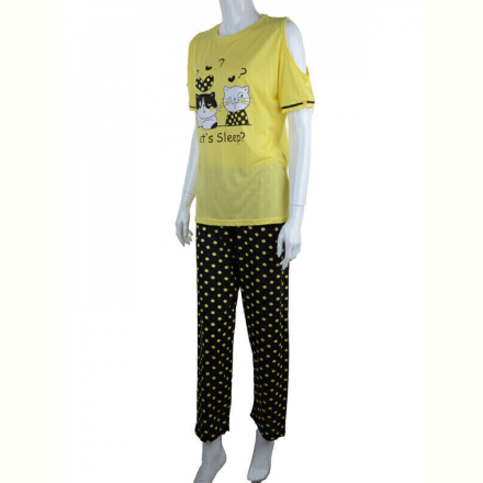 Пижама Obuvok 2038A yellow (04250)