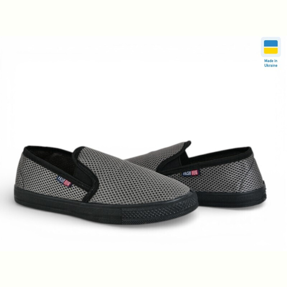 Слипоны Selena 042 сірий Слипоны Selena 042 сірий