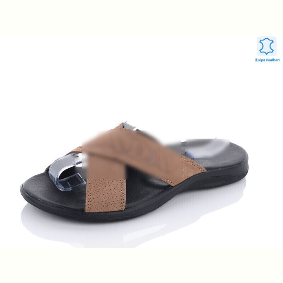 Шлепки Enigma F21 бежевий