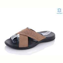 Шлепки Enigma F21 бежевий