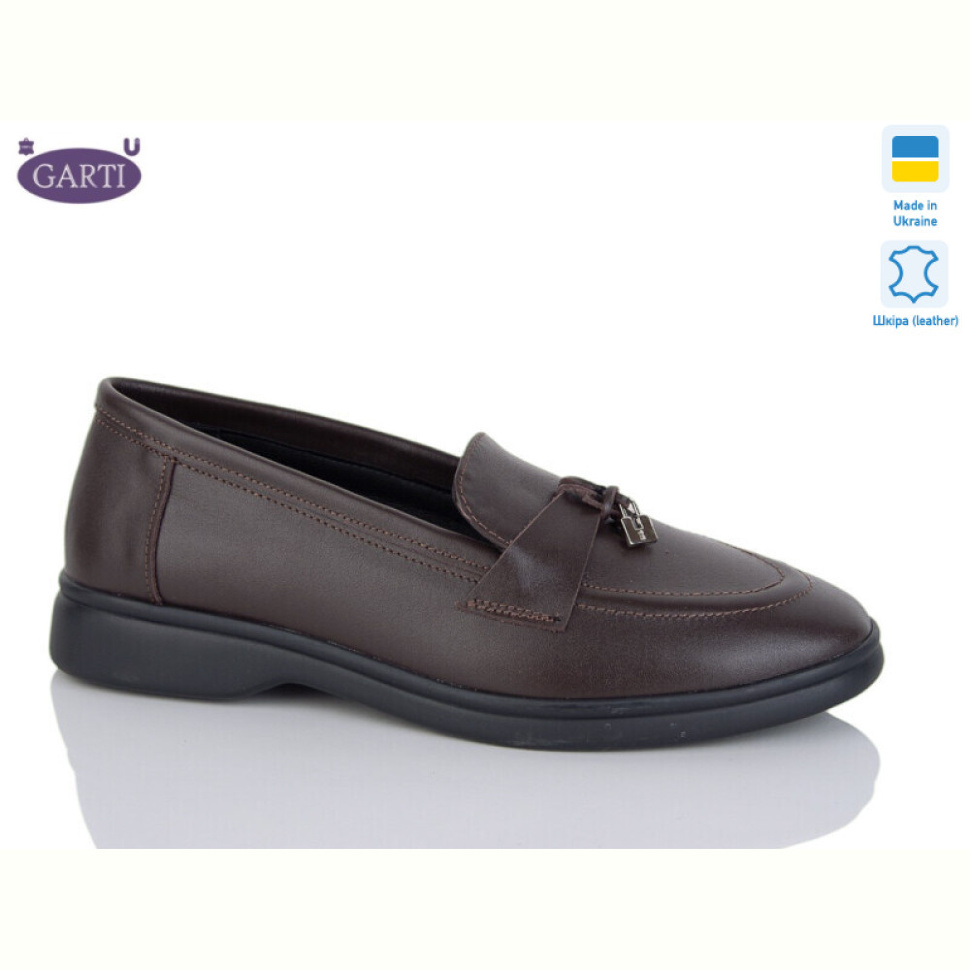 Туфли Garti 401 корич шкіра