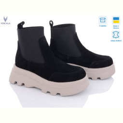 Ботинки Viscala 27927 VL S чорний-бежевий зима