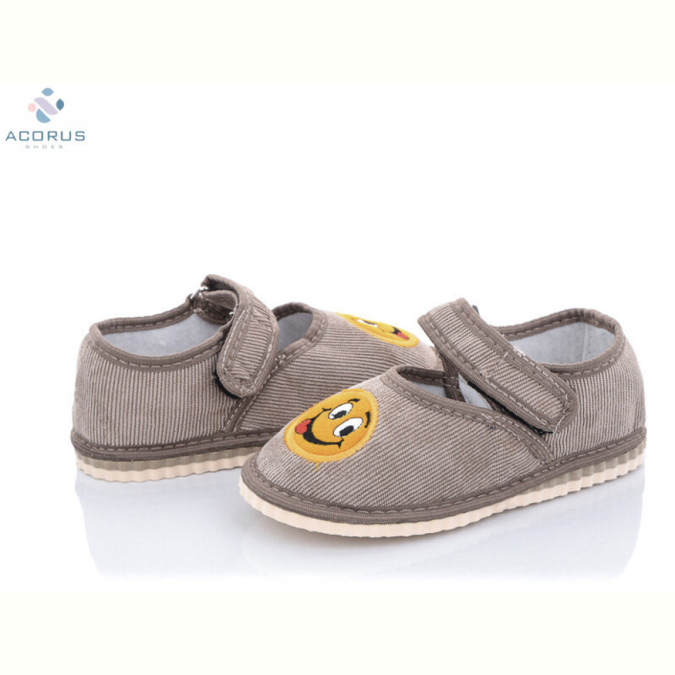 Тапки Acorus Смайл бежевый