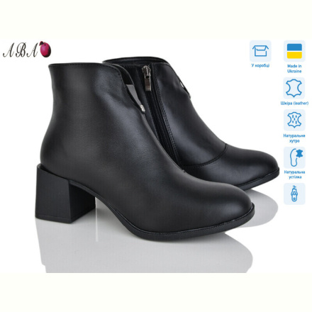 Ботинки Aba 641-1A чорний