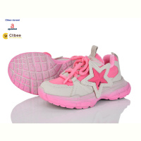 Кроссовки Clibee-Doremi AB610-1 фліс grey-pink