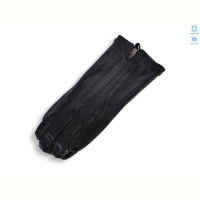 Перчатки Королева G7-803Ж шкіра вовна black