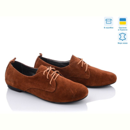 Туфли A.Dama MV310 коричневый замш
