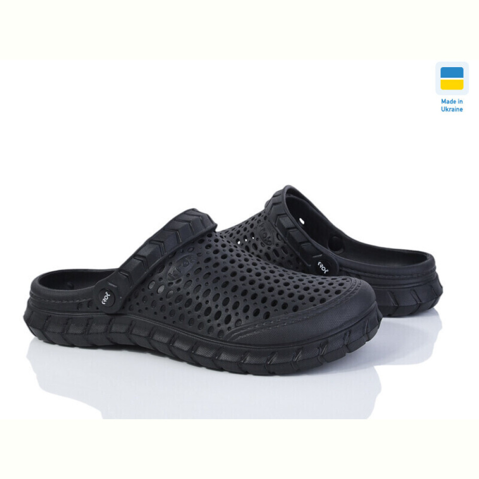 Кроксы Vladimir C62 м'кий чорний Кроксы Vladimir C62 м'кий чорний