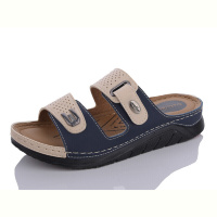Шлепки Sali-2 502-03 blue-beige