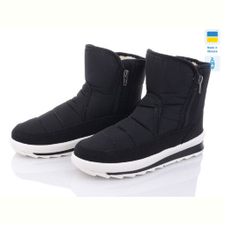 Дутики DeMur KZ611 чорний-білий 2025