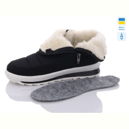 Дутики DeMur KZ611 чорний-білий 2025