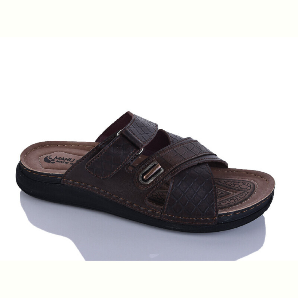 Шлепки Oscar 01-15 т.корич.к.