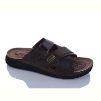 Шлепки Oscar 01-15 т.корич.к.