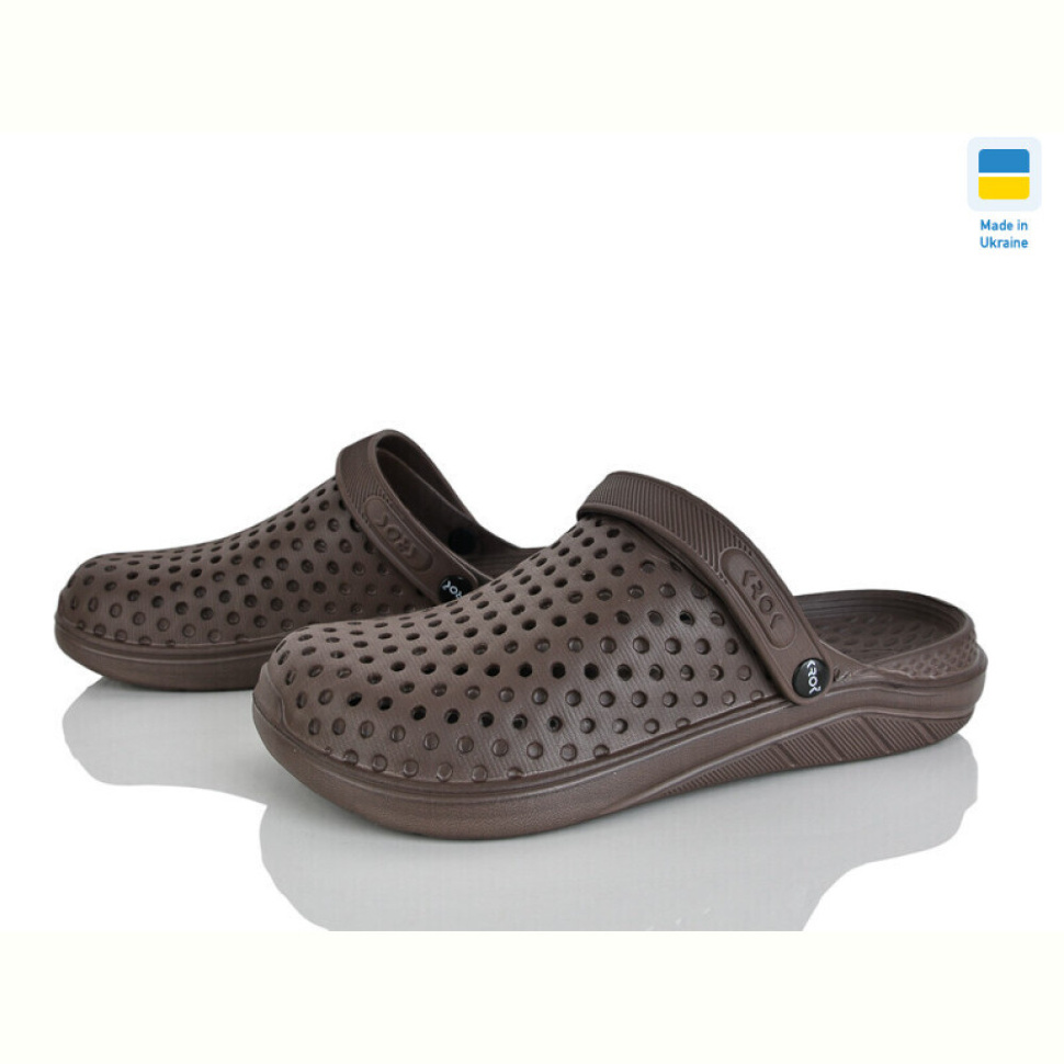 Кроксы Alex KC2268 коричневий