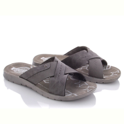 Шлепки DeMur M6134 grey-grey