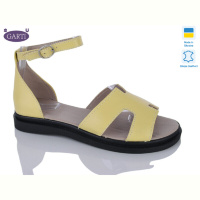 Босоножки Garti 0192 жовта шкіра