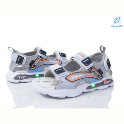 Сандалии Ok Shoes 7748-1 grey LED