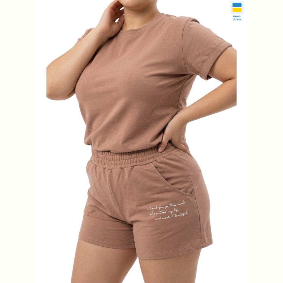 Шорты Sport style 0016 бежевий