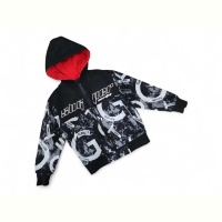 Куртка Kids-modnik 21007 чорна з сірим