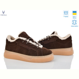 Кроссовки Viscala 21265-1 корич. VL з.