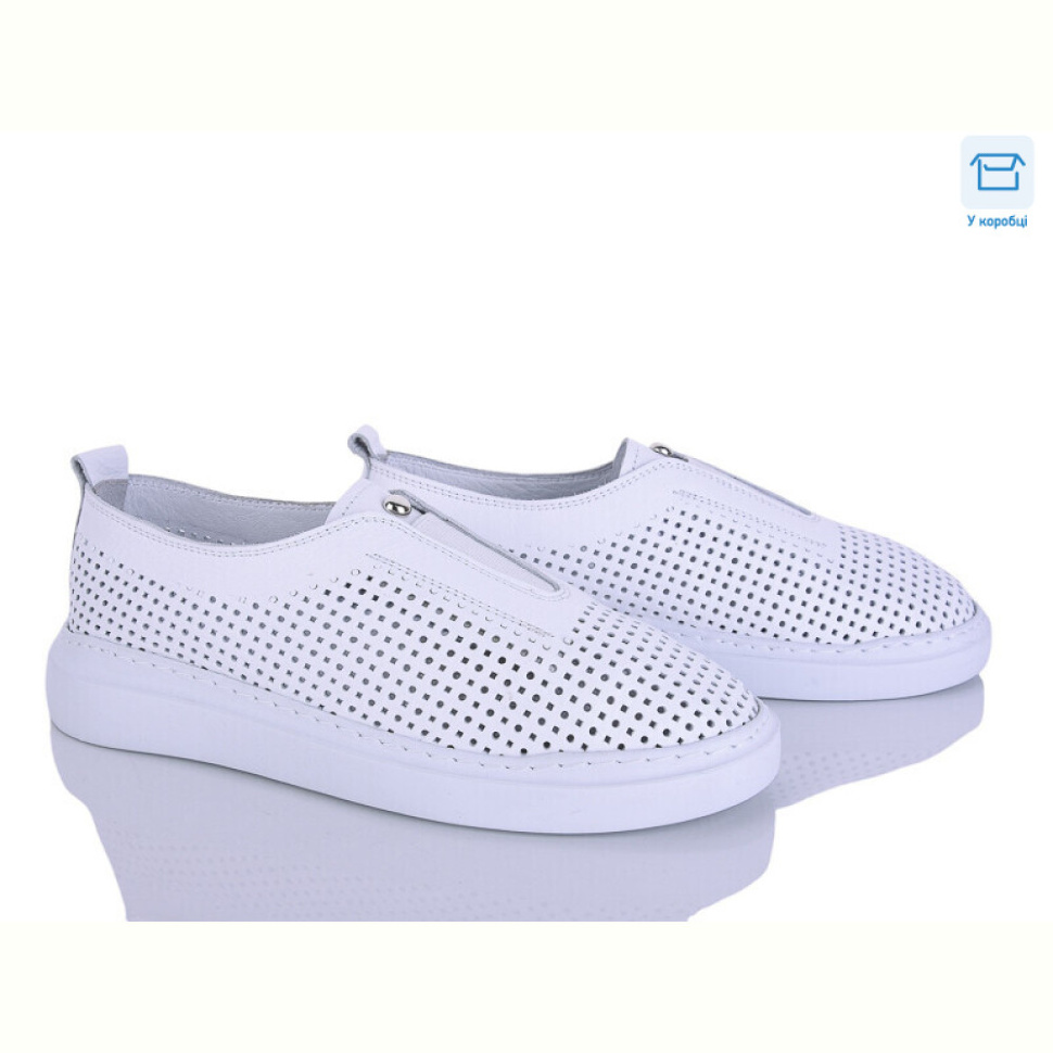 Слипоны Mona Lisa 1070 білий