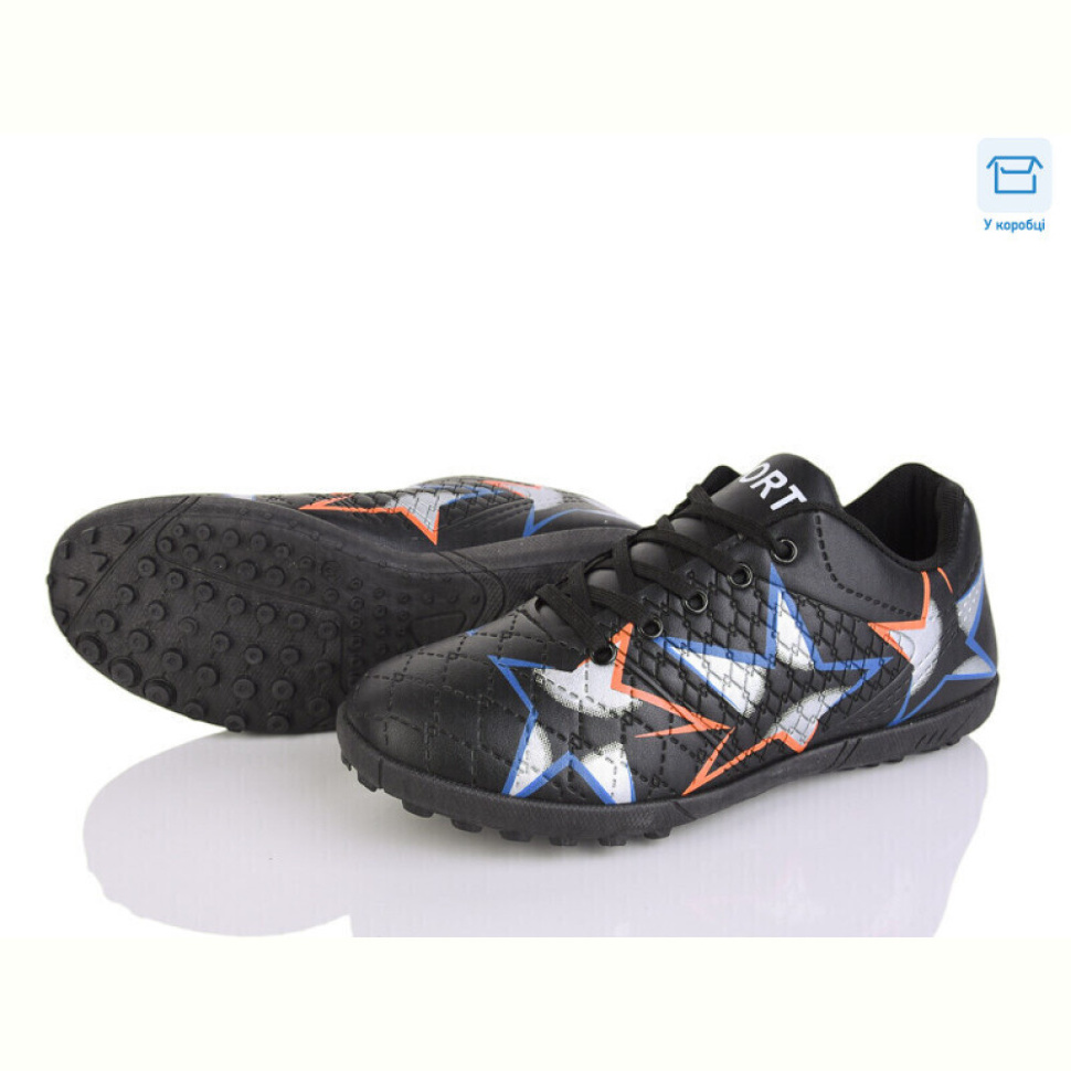 Футбольная обувь Poni kids 37 black Футбольная обувь Poni kids 37 black