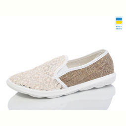 Слипоны Inblue 203 беж сітка